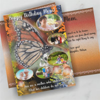 Maman papillon d'anniversaire