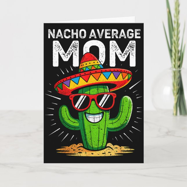 Carte Maman pas comme les autres drôle Cinco de Mayo mex (Devant)