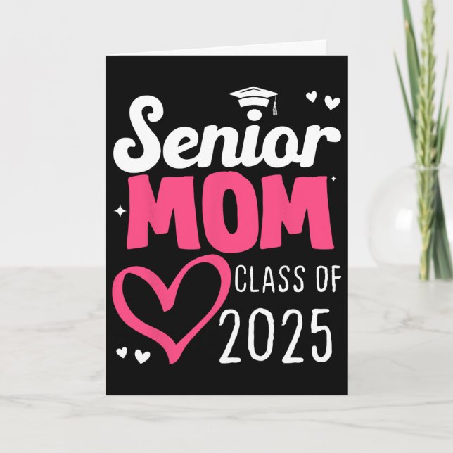 Carte Maman Senior 2025 Fière Maman D'une Cl De 2025 Gra (Devant)