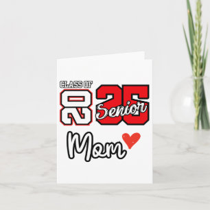 Carte Maman senior de la promotion 2025 Maman fière de l