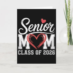 Carte Maman senior de la promotion 2026 Diplômée senior 