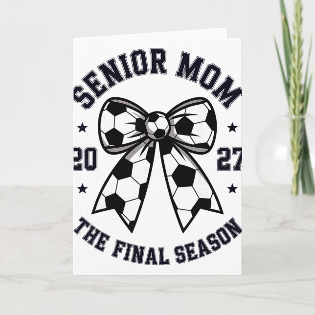 Carte Maman senior Soccer Cl de 2027 Femmes  (Devant)