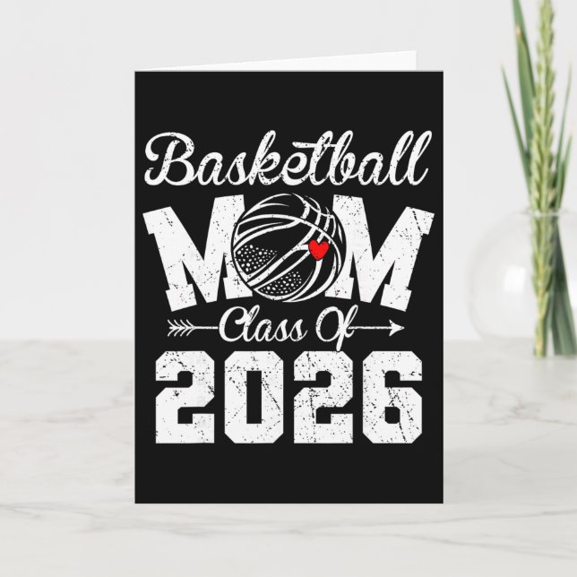 Carte Maman squelette senior drôle Cl de 2026 Promotion  (Devant)