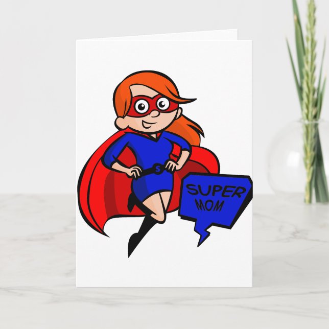 Carte maman super (Devant)
