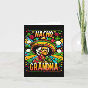 Carte Mamie Pas Moyenne Grandma Cinco De Mayo Cadeau Drô