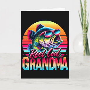 Carte Mamie super cool cadeaux de fête des mères pêche d