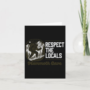 Carte Mammoth Cave Repsecter Les Locaux Randonnée Bigfoo