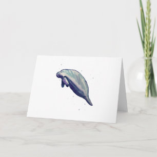 Carte Manatee Peinture Art