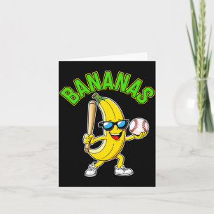 Carte Manche longue banane drôle 