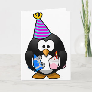 Carte Manchot de fête