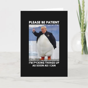 Carte Manchots contre les droits de douane anti-Trump pr