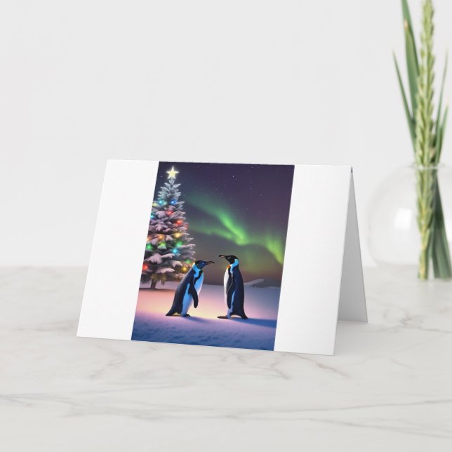 Carte Manchots joyeux (Devant)