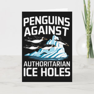 Carte Manchots Trump contre les trous de glace autoritai