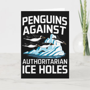 Carte Manchots Trump Contre les Trous de Glace Autoritai
