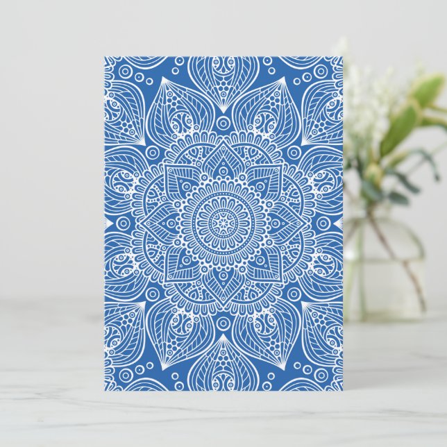 Carte Mandala 36 de luxe (Debout devant)