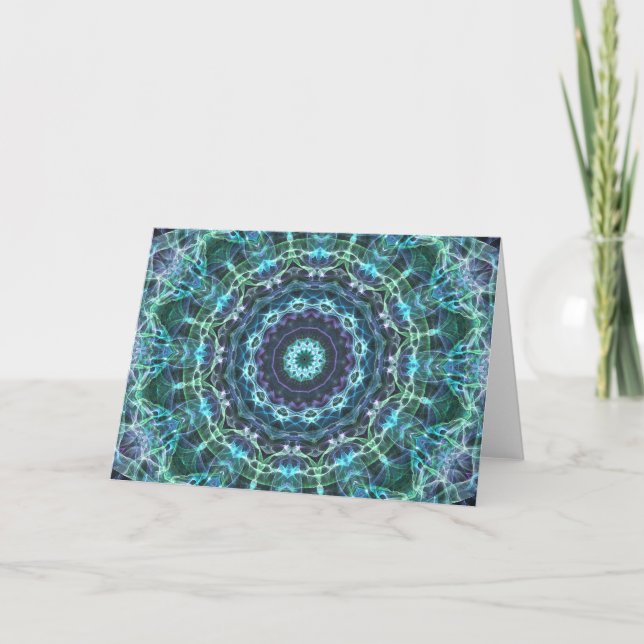 Carte mandala de devine (Devant)