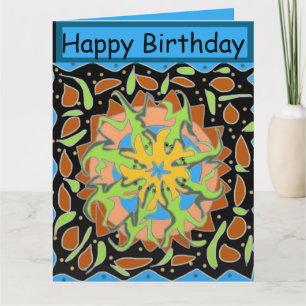 Carte Mandala de lézard