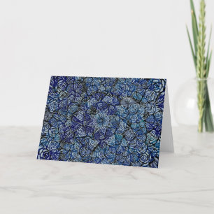 Carte Mandala Nature Florale
