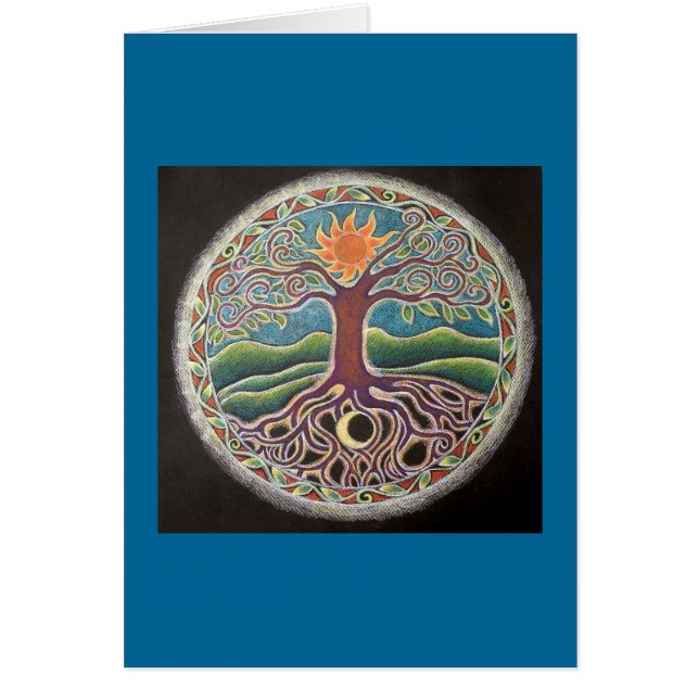 Carte Mandala Tree of Life (Devant)