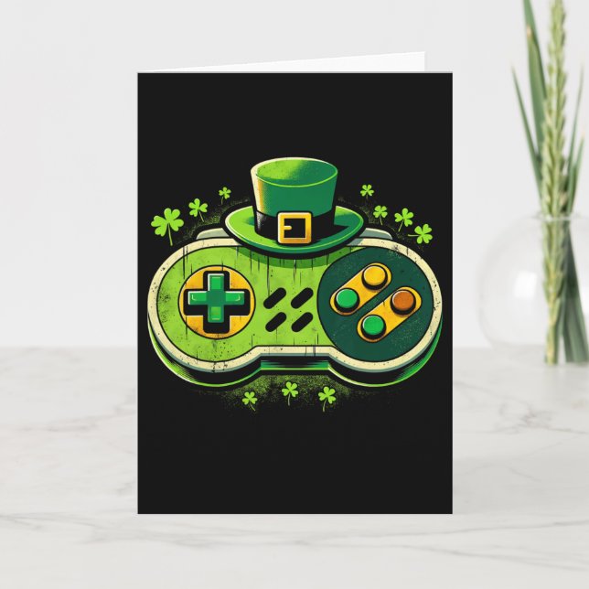 Carte Manette de jeu Leprechaun St. Paddys Joueur  (Devant)