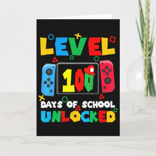 Carte Manette de jeu Niveau 100 Jours d'école débloqués