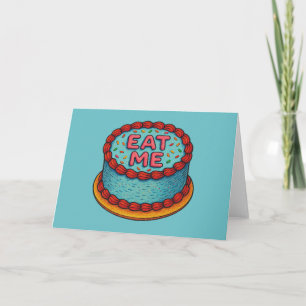 Carte Mange-moi du gâteau
