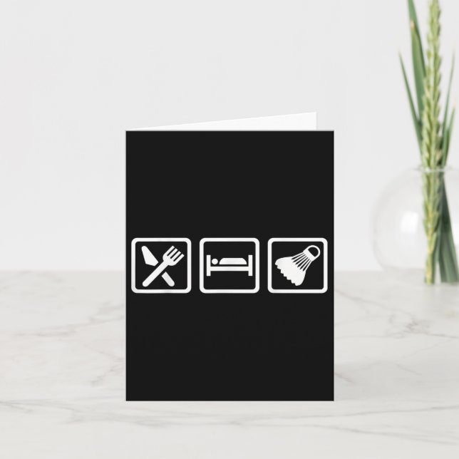 Carte Mange Sleep Badminton (Devant)