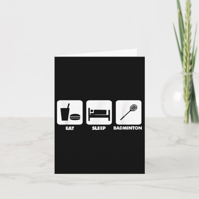 Carte Mange Sleep Badminton (Devant)
