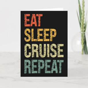Carte Manger Dormir Croisière Répéter Famille Couple Pla