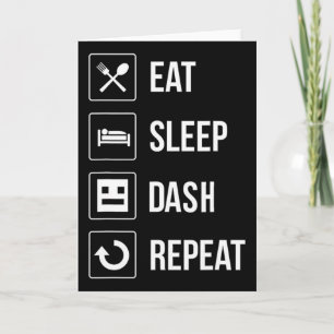Carte Manger Dormir Dash Répéter Jeu Vidéo Géométrie Vid