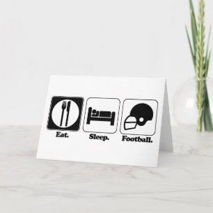 Carte manger dormir football