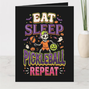 Carte Manger Dormir Pickleball Répéter Pickleball