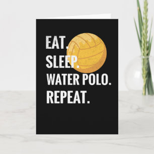 Carte Manger, dormir, water-polo