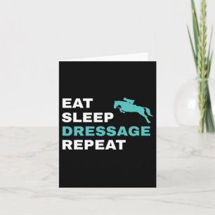 Carte Manger Dressage du sommeil Répéter Horseback équit