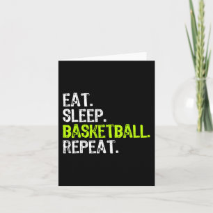 Carte Manger Sleep Basketball Répéter Lecteur Fun Cool L