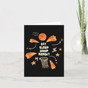 Carte Manger Sleep Hoop Répéter Basketball