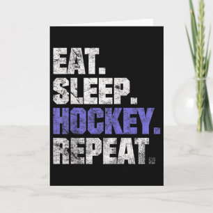 Carte Manger Sommeil Hockey Répéter Ice Hockey Field Hoc