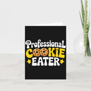 Carte Mangeur de cookies professionnel amateur de cookie