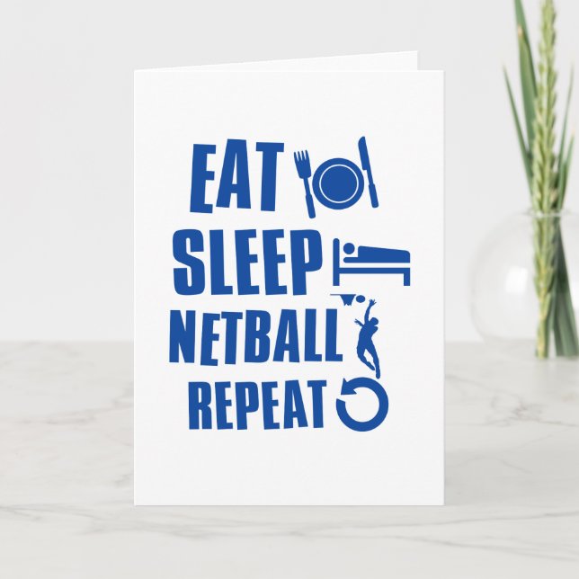 Carte Mangez le net-ball de sommeil (Devant)