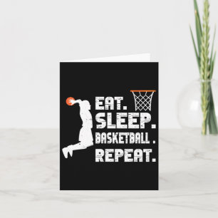 Carte Mangez Sleep Bysketbyll Répéter Bysketbyll Sports