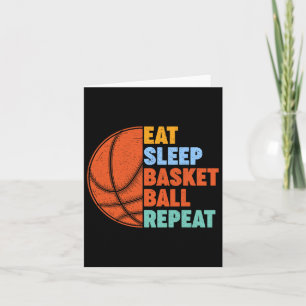 Carte Mangez Sleep Bysketbyll Répéter Pour Hommes Ados G