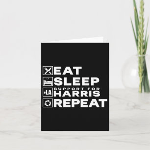 Carte Mangez Sleep Support Harris Repeat Kamala Harris 2