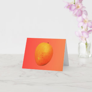 Carte Mango tropical personnalisable