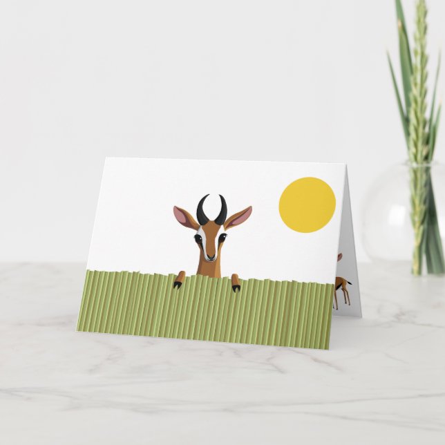 Carte Mangue le coup d'oeil de gazelle (Devant)