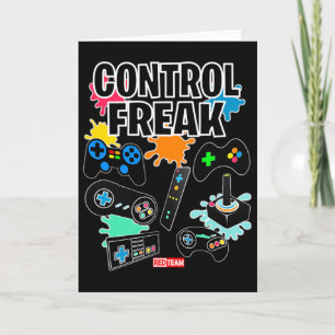 Carte Maniaque du contrôle - Amusement de joueur de jeu