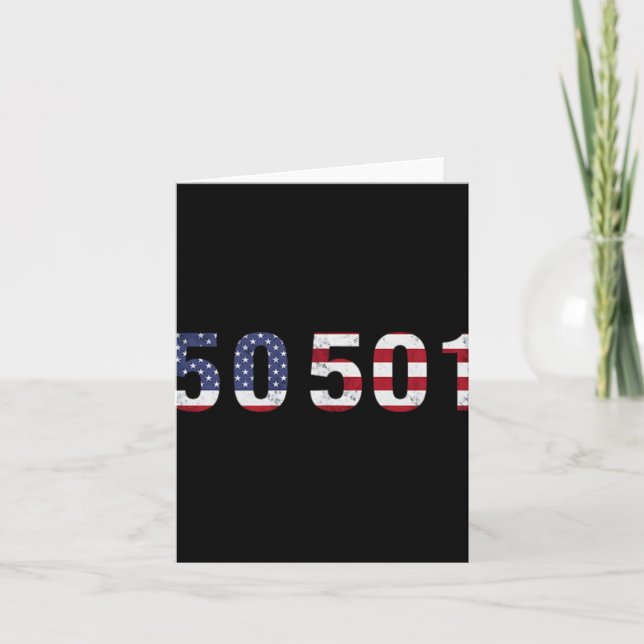 Carte Manifestation 50501 (Devant)