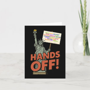 Carte Manifestation anti-Trump 5 avril Statue de L