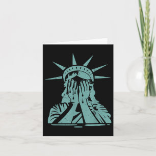Carte Manifestation De Pleurage Statue De La Liberté
