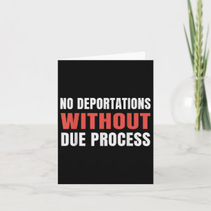 Carte Manifestation Politique : Pas De Déportations Sans