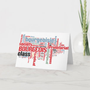 Carte Manifeste communiste contre le nuage du mot